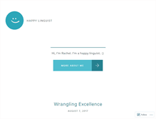 Tablet Screenshot of happylinguist.com